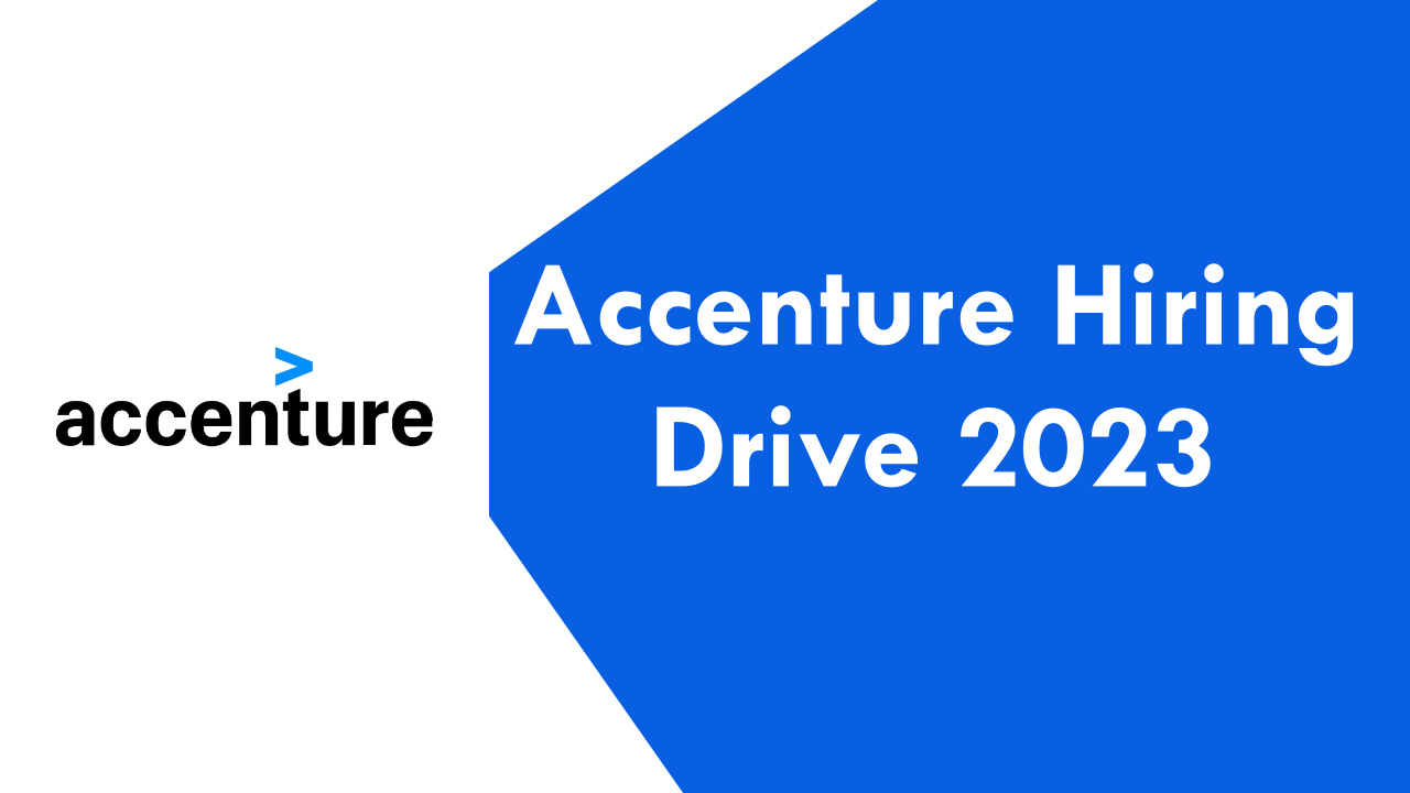 Accenture Hiring Drive