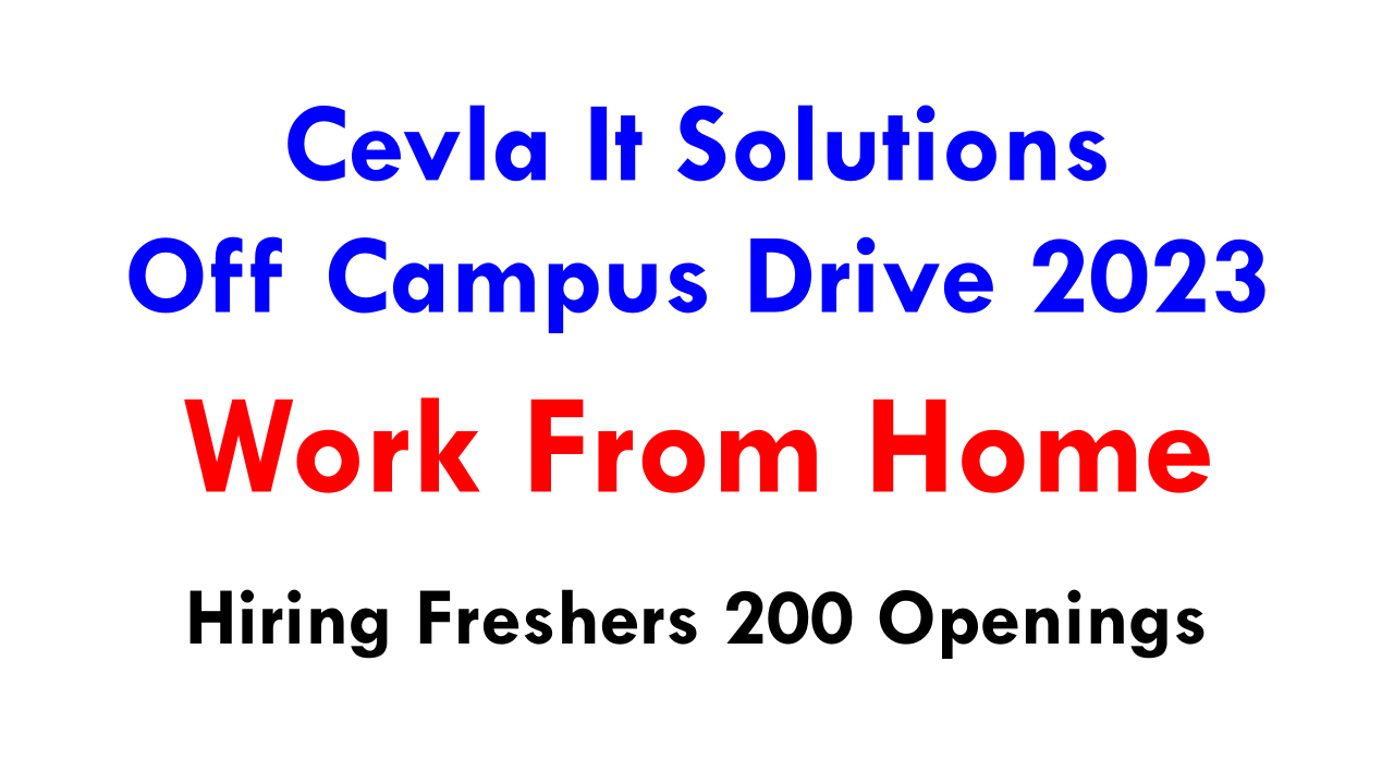 Cevla It Solutions Off Campus Drive