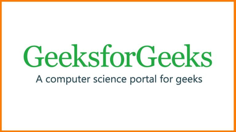 GeeksforGeek Internship