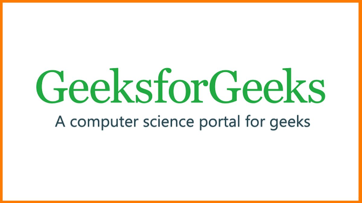 GeeksforGeek Internship